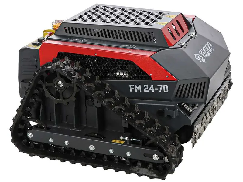 Blue Bird FM 24-70 - Robot débroussailleur à chenilles hybride (thermique + batterie) - Radiocommandé