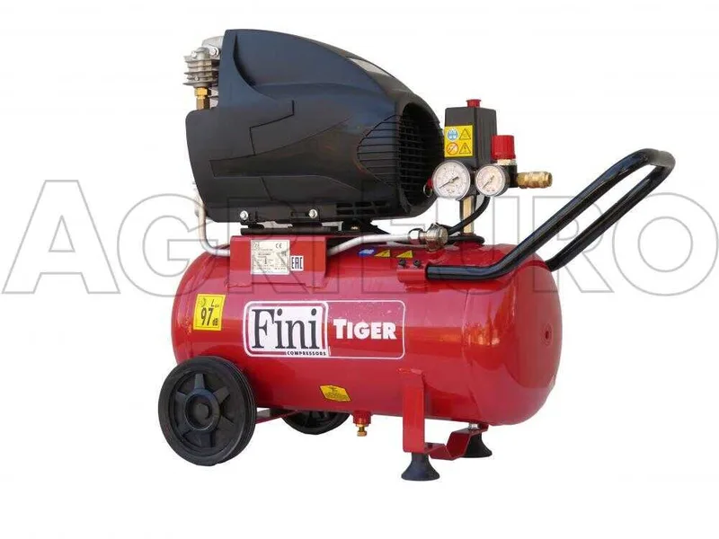 Fini Tiger MK 285 24 - Compresseur d'air électrique monophasé - Moteur 2,5 CV - 24 L