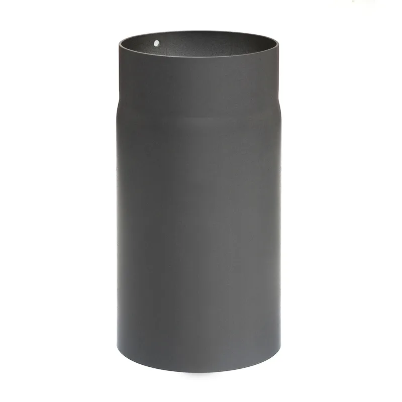 Raik Basic élément de longueur 160mm gris fonte L: 250mm pour tuyau de fumée / conduit de fumée