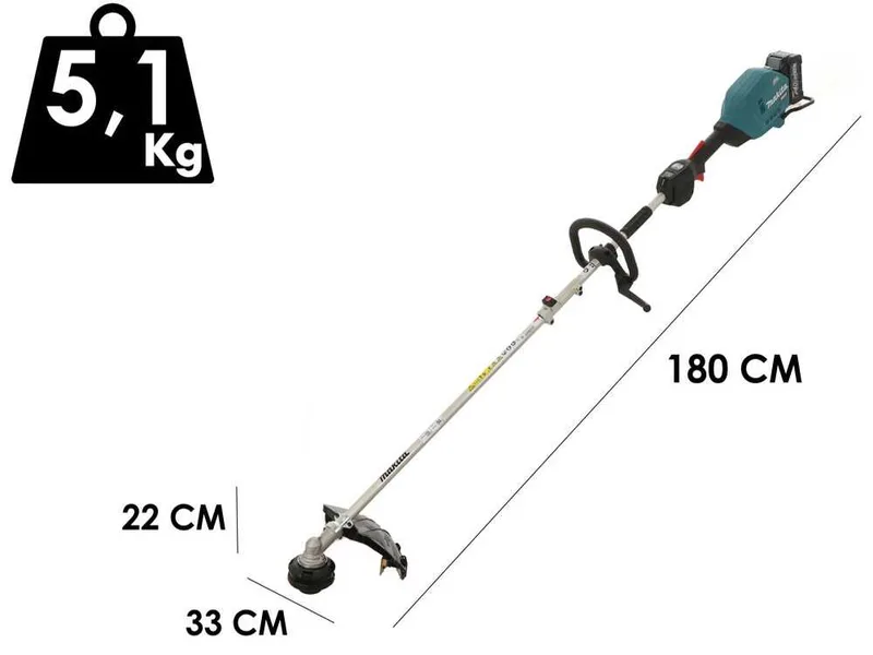 Makita UX01G - Débroussailleuse multifonctions à batterie - 40V - 2.5Ah