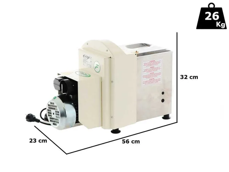 Fama Media - Machine à pâtes professionnelle 2 en 1 - Pétrissage et extrusion