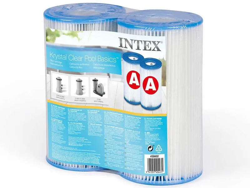 Cartouche filtre modèle "A" 2 pcs Intex 29002
