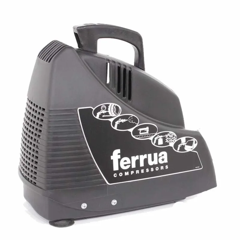 Ferrua Family - Compresseur d'air électrique portatif, oil-less - Moteur 1,5 CV