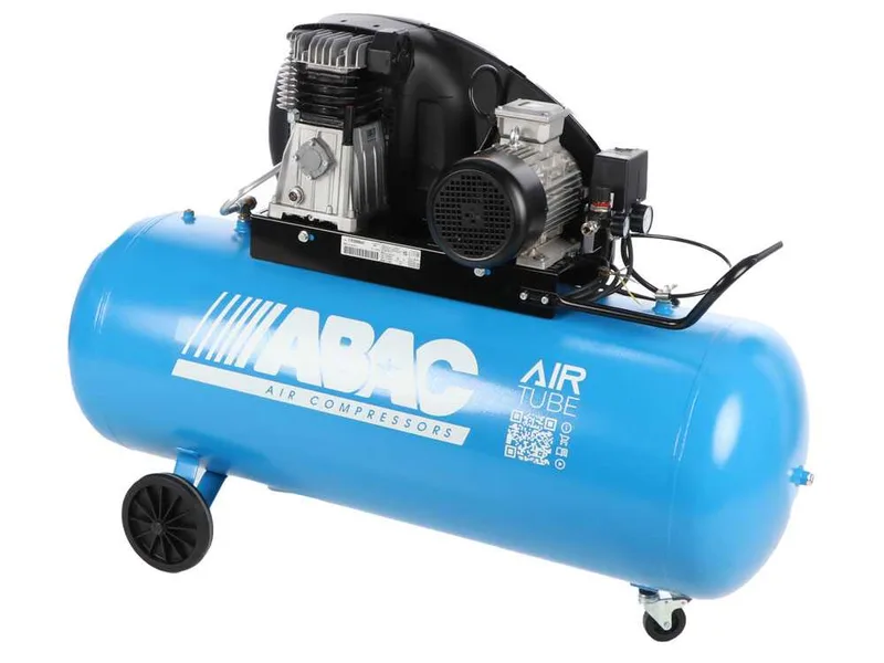 ABAC EXT A39B 270 CT4 - Compresseur d'air électrique triphasé à courroie - Moteur 4 CV – 270 L