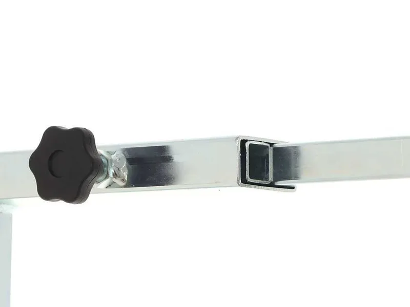 Couple de rampes verticales inox pour pulvérisation avec jet papillon en laiton 4+4