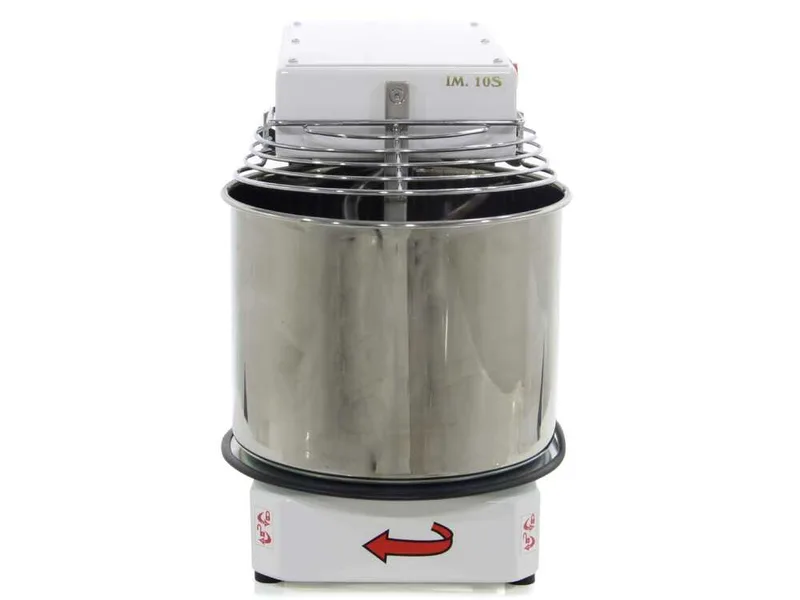 Pétrin à spirale Famag IM 10-S-10V à 10 vitesses - Tête basculante - 10 KG