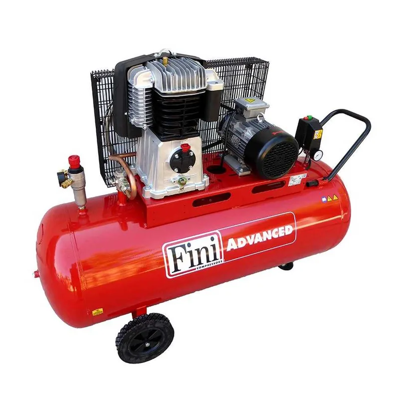 Fini Advanced BK 119-270L - Compresseur d'air électrique triphasé à courroie - Moteur 5.5 CV - 270 L