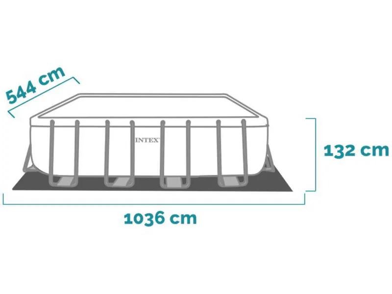 Intex Ultra XTR Frame 26374NP - 975x488x132 cm - Piscine hors-sol