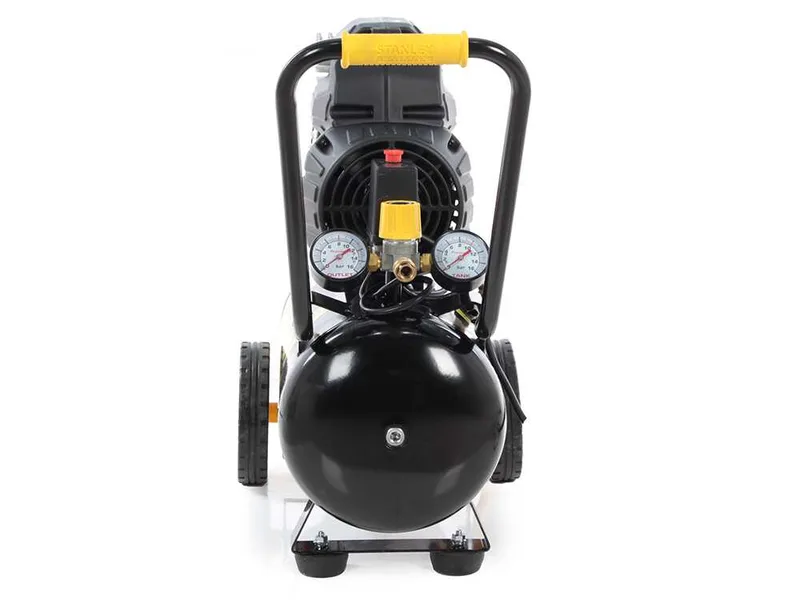 Stanley Sil Air 244/24 - Compresseur à air électrique monophasé silencieux, oil-less - Moteur 1.5 CV - 24 L