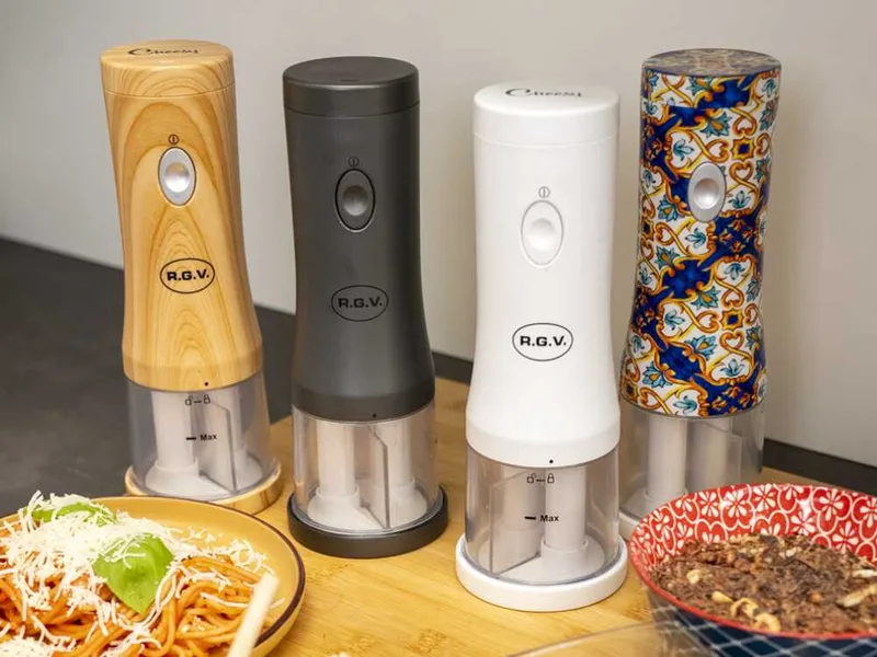 RGV Cheesy Bois - Râpe électrique de table sans fil - 30 W