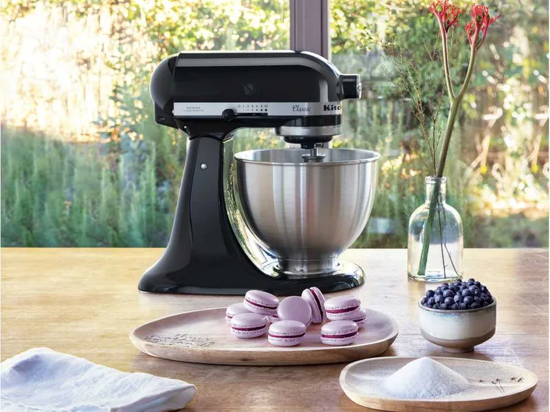 KitchenAid Classic 5K45SS-EBM Noir Onyx - Batteur mélangeur planétaire