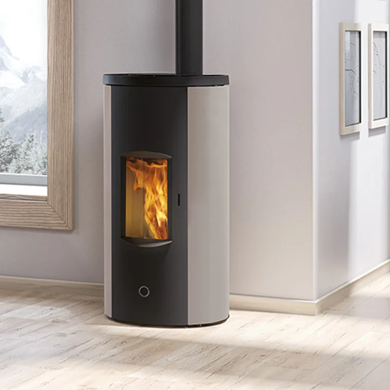 EK63 Like 90+ Evo Poêle à granulés acier gris tourterelle COAX