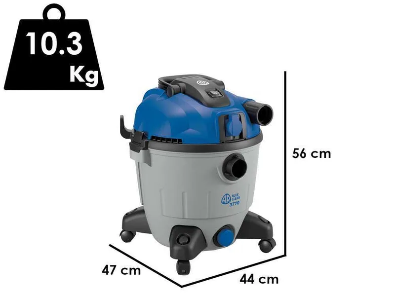 Annovi & Reverberi AR3770 - Aspirateur bidon multifonctions - Cuve Plastique 35 L - 1600W