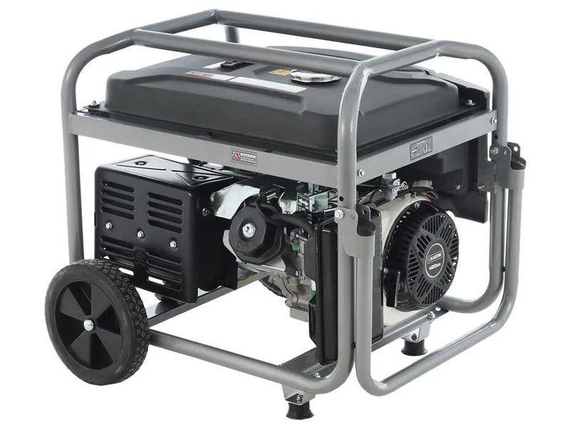 Blackstone BG 9050 - Groupe électrogène sur chariot à essence avec AVR 6.6 kW - Continue 6 kW Full-Power