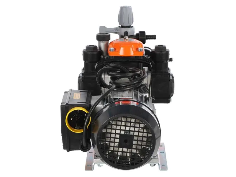 Kit motopompe électrique de pulvérisation avec chariot - Comet MTP BPX25 PA6 - Pour produits chimiques et acides