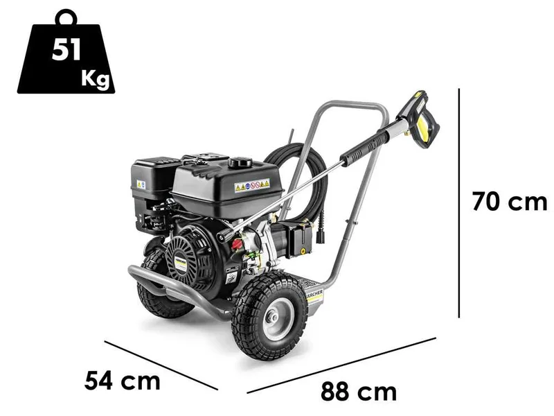 Karcher PRO HD 8/23 G Classic - Nettoyeur haute pression thermique - Moteur Loncin G300FA - à essence