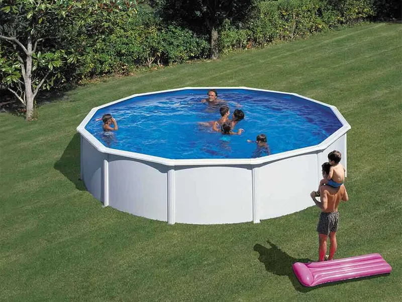 Gre Fidji Ronde Ø550 x 120 cm - Piscine hors-sol en acier
