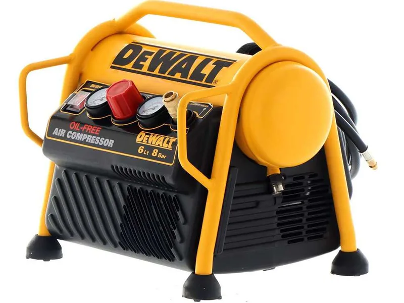 DEWALT DPC6MRC-QS - Compresseur d'air électrique compact portatif, oil-less - Moteur 1.5 CV - 6 L