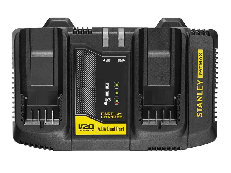 Chargeur double Stanley V20 stanley fatmax - 18 V/4,0 A