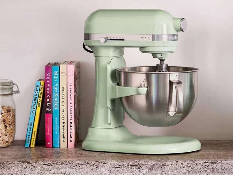 KitchenAid Artisan 5KSM60SPX-EPT Pistache - Batteur mélangeur planétaire avec cuve amovible