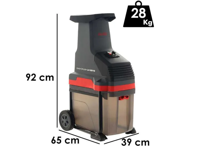 AL-KO Easy Crush LH 2810 - Broyeur électrique - Coupe à rouleaux - Diamètre max coupe 42 mm