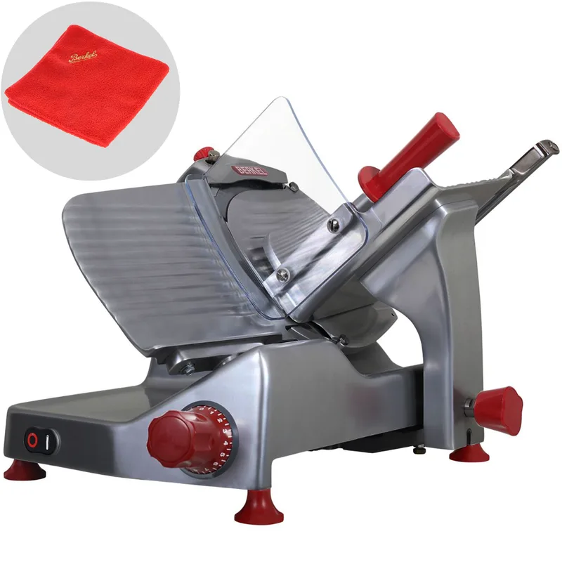 Berkel Pro Line XS25 Total Grey - Trancheuse avec lame en acier chromé de 250 mm