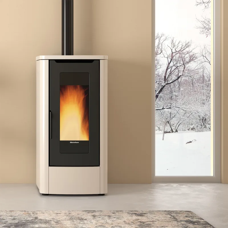 Extraflame Teorema 16 poêle à granulés ivoire