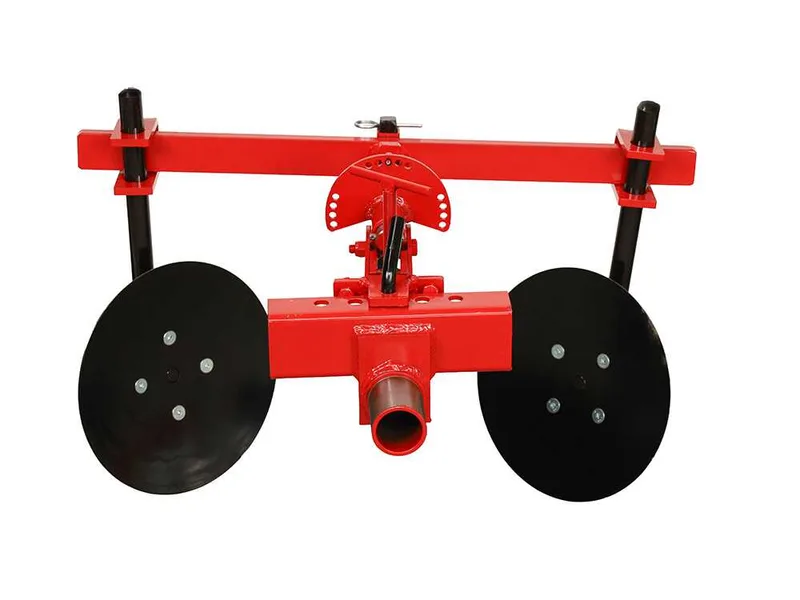 Butteur à disques AS2-5D avec attache rapide réglable et barre porte-outils - Pour motoculteurs de 6 à 10 CV