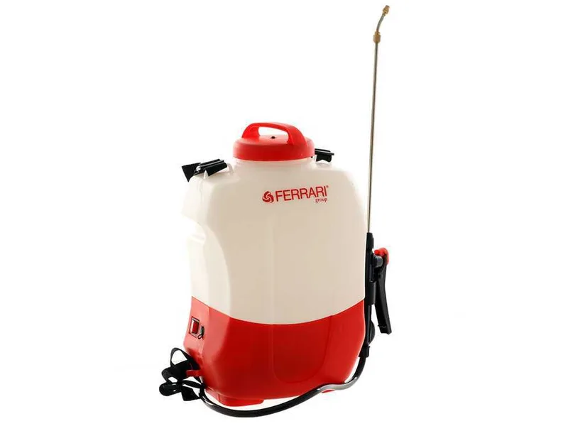 Pompe de pulvérisation à dos avec batterie au lithium Ferrari Group 8L - batterie au lithium 12V 4ah