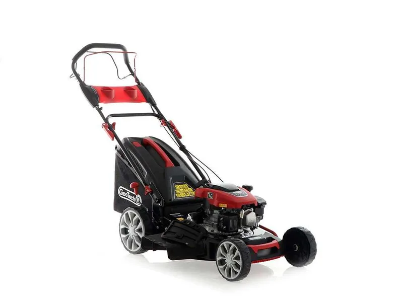 GeoTech S51-170 BMSGW - Tondeuse à gazon thermique tractée - 4 en 1 - Coupe 51 cm
