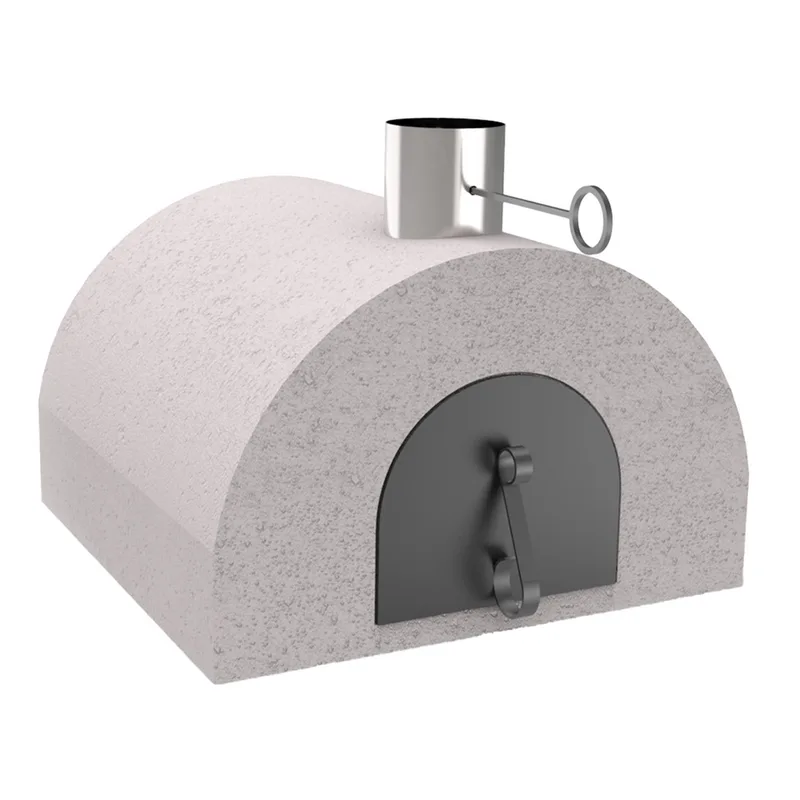 Edilmark FR 1600 - Four à bois encastrable avec plan de cuisson 86x84 cm
