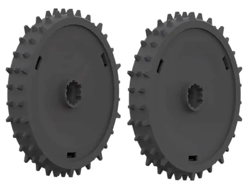 Paire de roues tout-terrain pour robot tondeuse Landroid Vision Cloud L 2WD - Worx
