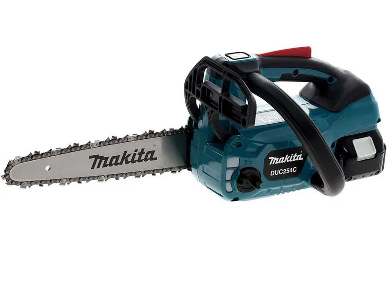 Makita DUC254CZ - Tronçonneuse à batterie 18 V 3 Ah - Guide Carving de 25 cm