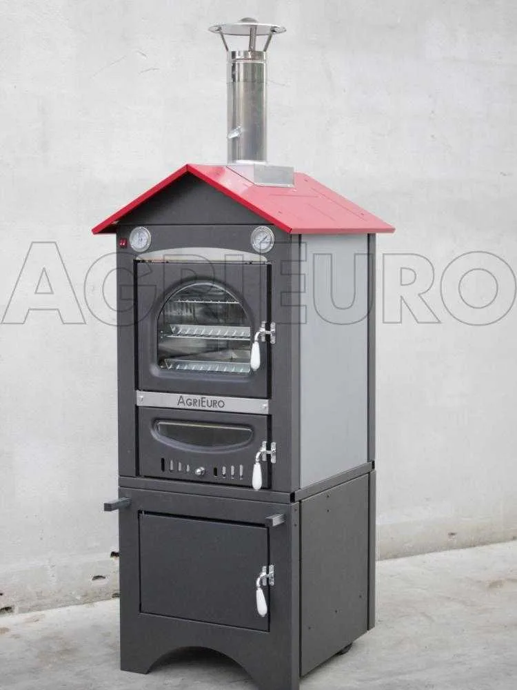 Agrieuro Minimus 50 EXT - Four à bois en acier d'extérieur - Ventilé