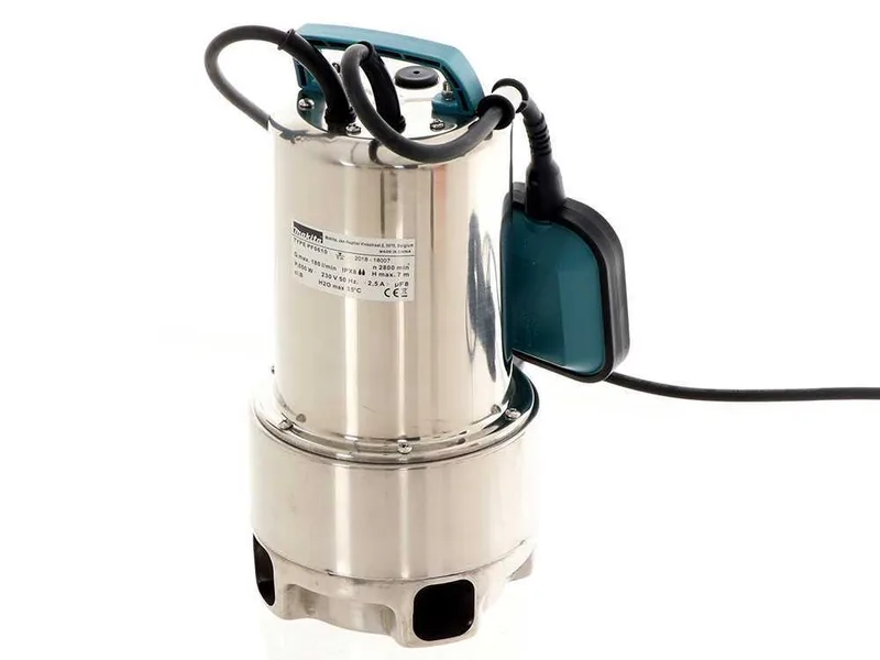 Pompe à immersion électrique pour eaux chargées Makita PF0610 de 550 W