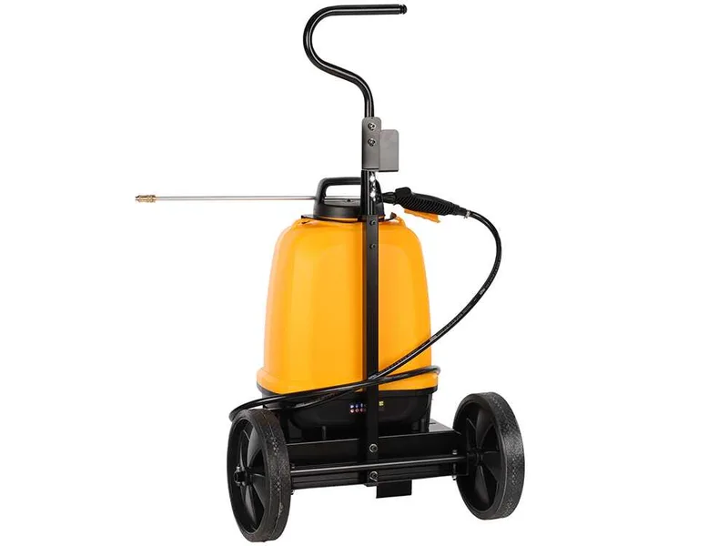 Volpi v-black vita 12 - Pompe de pulvérisation électrique à batterie à dos avec chariot - Avec tuyau de 2 m
