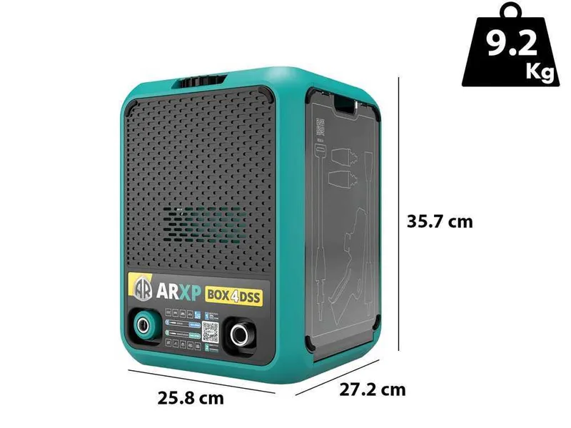Annovi & Reverberi ARXP BOX4 180 DSS - Nettoyeur haute pression à eau froide semi-professionnel - 180 bar - 500 l/h