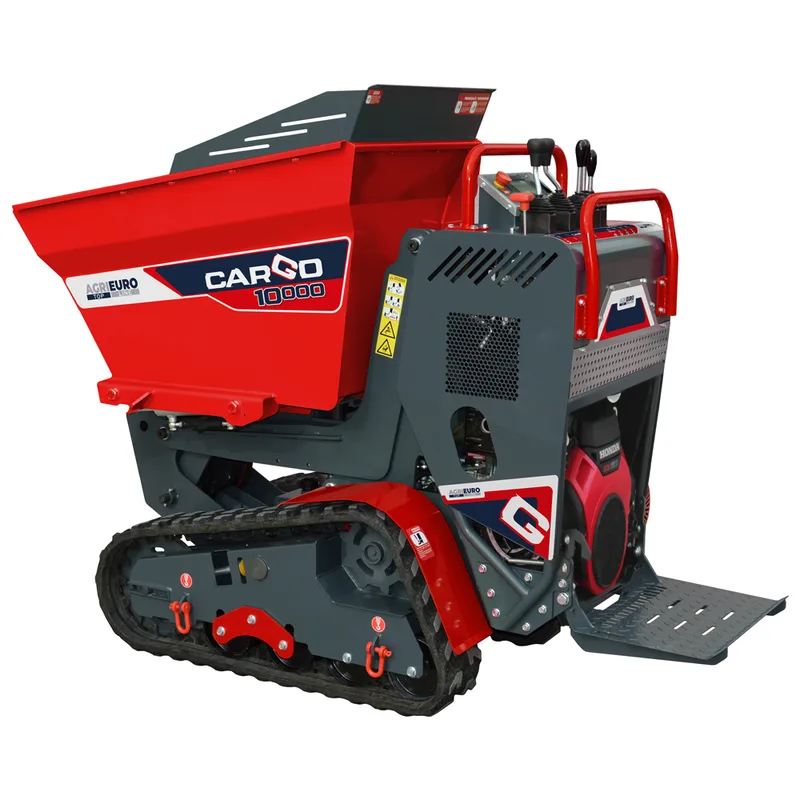 Brouette à moteur sur chenilles AgriEuro Top-Line CARGO J 10000 HED 4.0 avec joystick - Honda GXe630