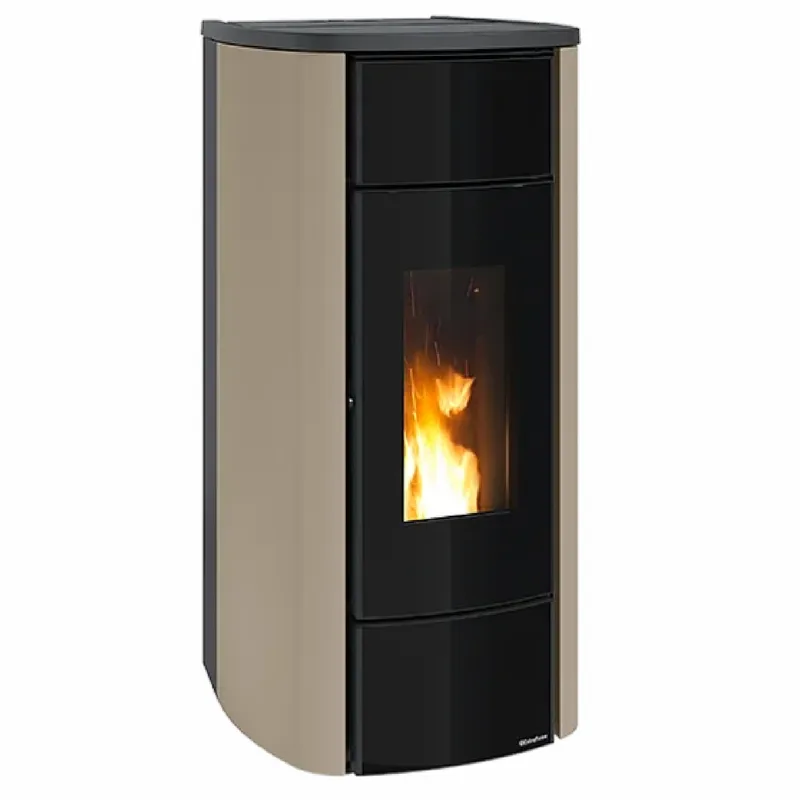 Extraflame Miriana Idro H20 Poêle à pellets taupe mat – hydraulique 22,4 kW