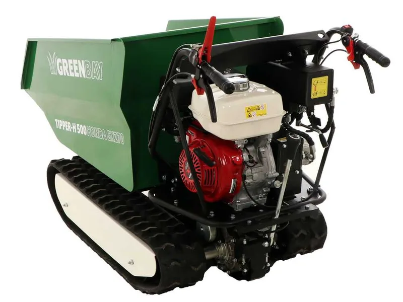 Brouette à chenilles dumper GreenBay Tipper-H 500 - Moteur Honda GX270