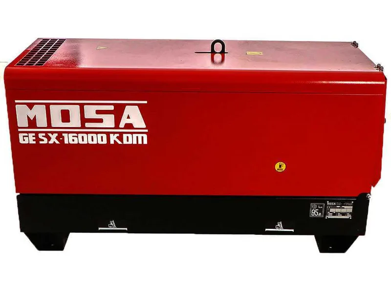 MOSA GE SX 16000 KDM - Groupe électrogène insonorisé 14.4 kW - Continu 13.2 kW Monophasé + ATS - Moteur Kohler KDW1003