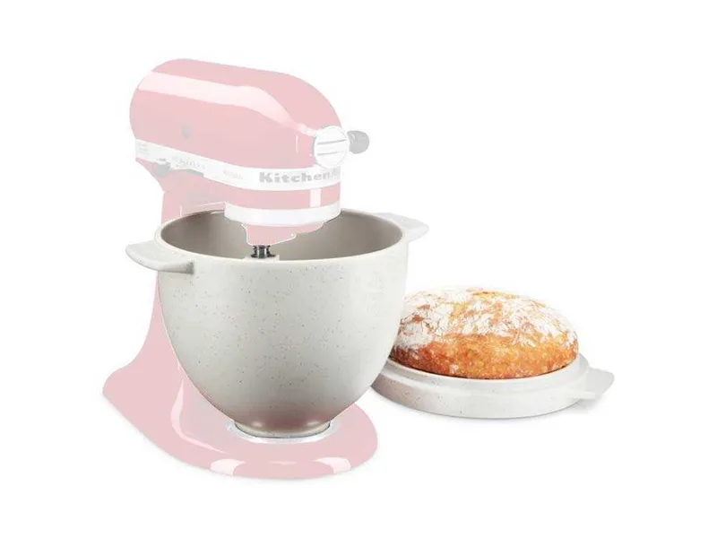 KitchenAid 5KSM2CB5BGS - Bol à pain avec couvercle