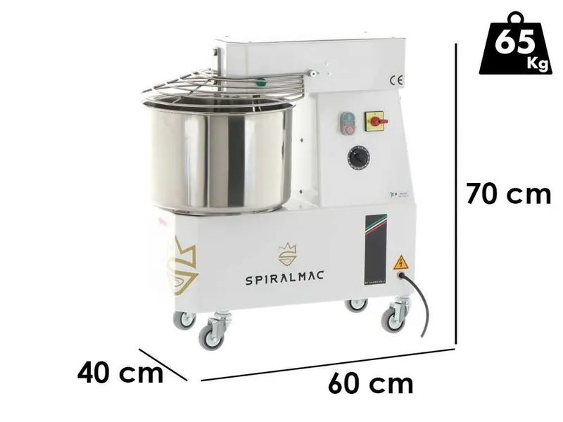 Pétrin SPIRALMAC SV20 triphasé - 20 Kg