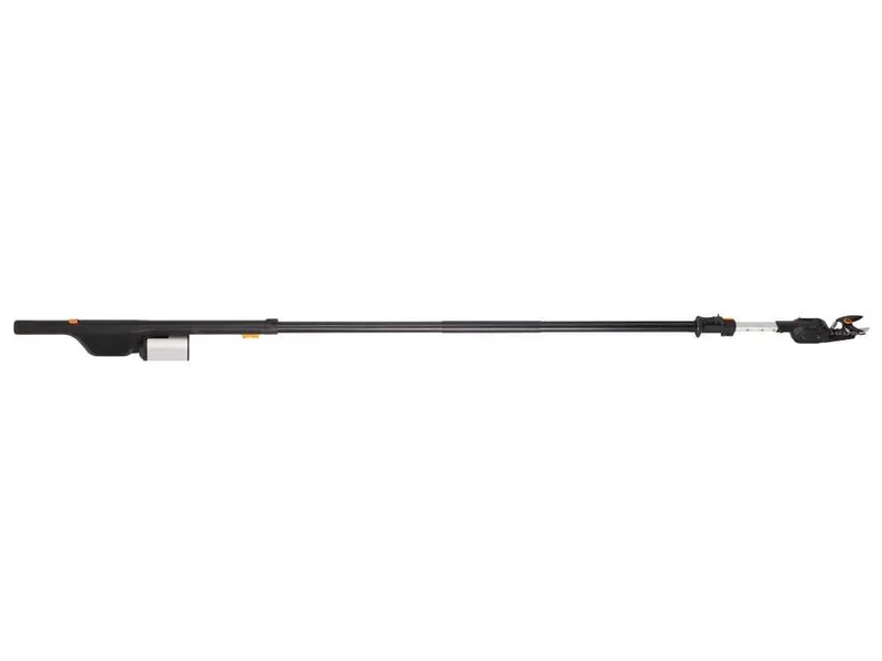 Fiskars eTree Pruner bypass - Échenilloir à batterie - 240/400 cm - 24 V - 2 x 12 V 4 Ah - Diamètre de coupe 32 mm