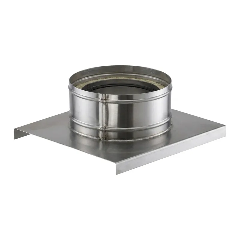 Schiedel Plaque de base avec écoulement en bas pour ICS Ø 200 mm