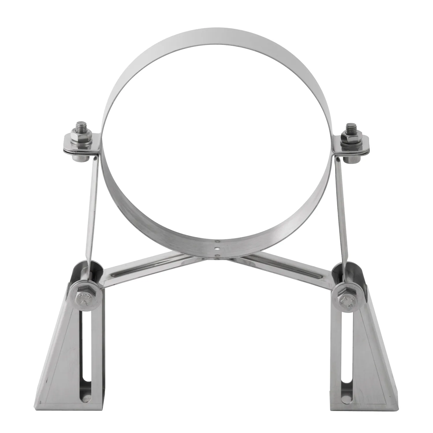Opsinox conduit de cheminée en acier inoxydable 130 mm support mural version robuste SSL