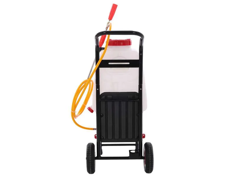 GeoTech SP 250 E - Pulvérisateur à batterie dorsal + chariot - 25 L