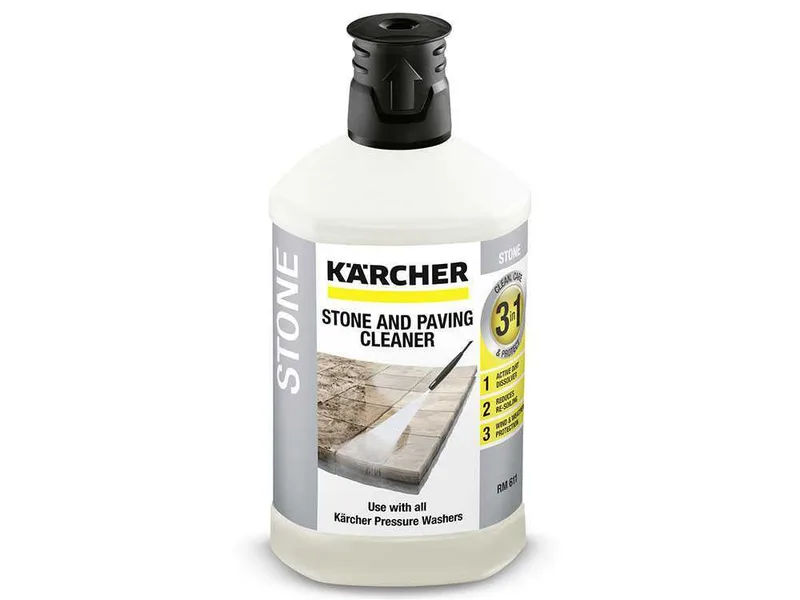 Détergent pour pierres et façades 3 en 1 - pour nettoyeurs haute pression Karcher