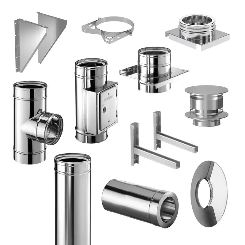 Schiedel ICS conduit de cheminée inox 200 mm kit complet 3,8 m, traversée de toit 16°–25°