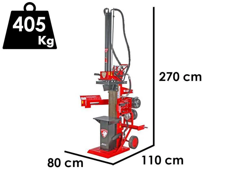 Ceccato olindo SPLET20 - Fendeuse à bois hybride - Électrique et à tracteur - Verticale